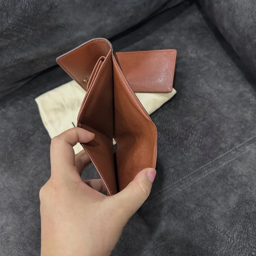 2 piece Louis Vuitton Monogram Trifold Wallet and Insert - Picture 10 of 13